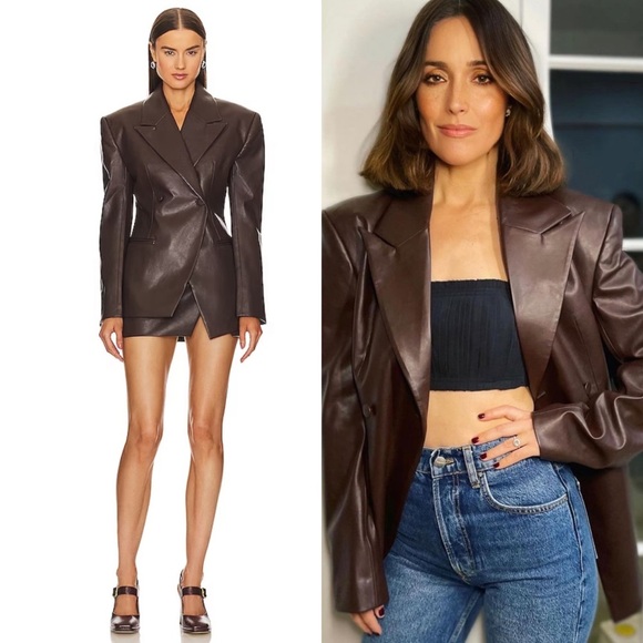Aya Muse Millie blazer in brown size small NEW! New with tags!